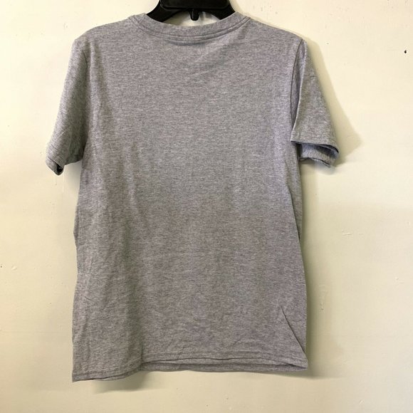 Nintendo Pokemon Kids Gray Pikachu Pumpkin Graphic T-Shirt Tee - Picture 2 of 3